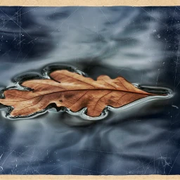 wapbordermask leaf water autumn hdr