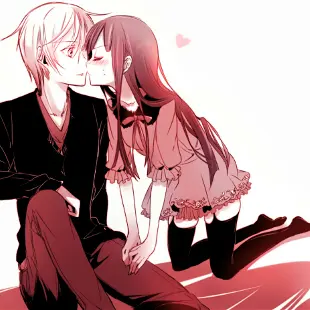 Anime Girl And Boy Kiss Similar Hashtags Picsart