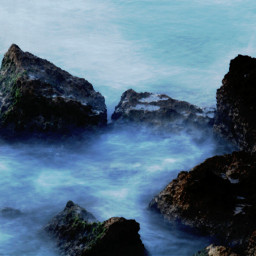 ocean water cliffs nature emotions